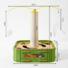 GPTC-12001 Square maze ball game and hemp grab column