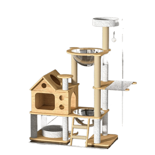 GPCF-28002-4 Cat Climbing Frame Cat Nest