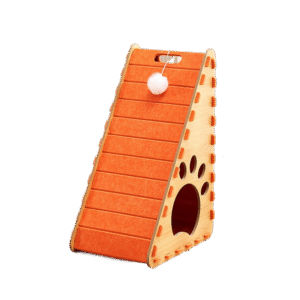 GPLT-94005 Full felt triangular scratching post cat nest