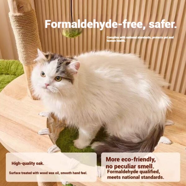 GPCF-28001 Solid Wood Cat Climbing Frame