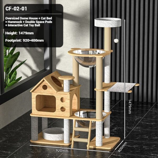 GPCF-28002-4 Cat Climbing Frame Cat Nest
