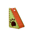 GPLT-94005 Full felt triangular scratching post cat nest