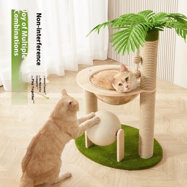 GPCF-28004 Coconut tree cat climbing frame