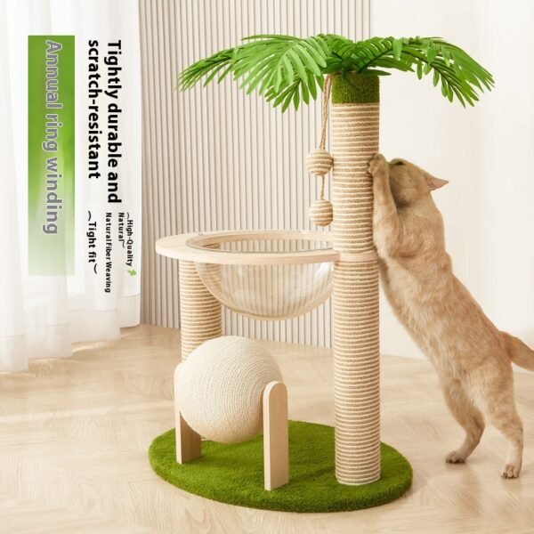 GPCF-28004 Coconut tree cat climbing frame
