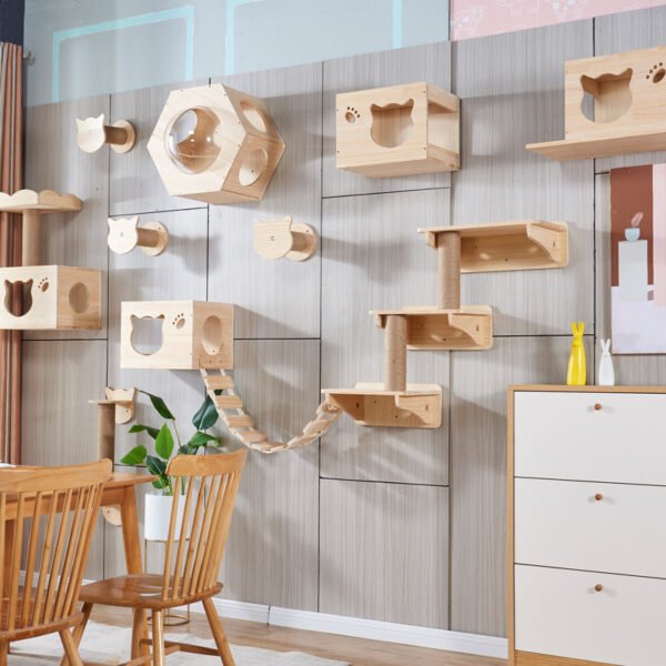 GPCF-28016 Wall-mounted cat bed combination