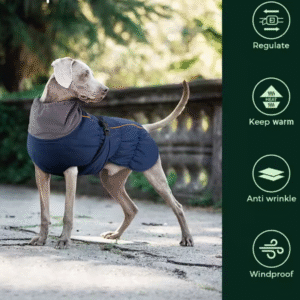 GPCD-24002 Stylish Dog Clothing Winter Jacket Pet Clothes Apparel Dog Coat With Fleece Fabric