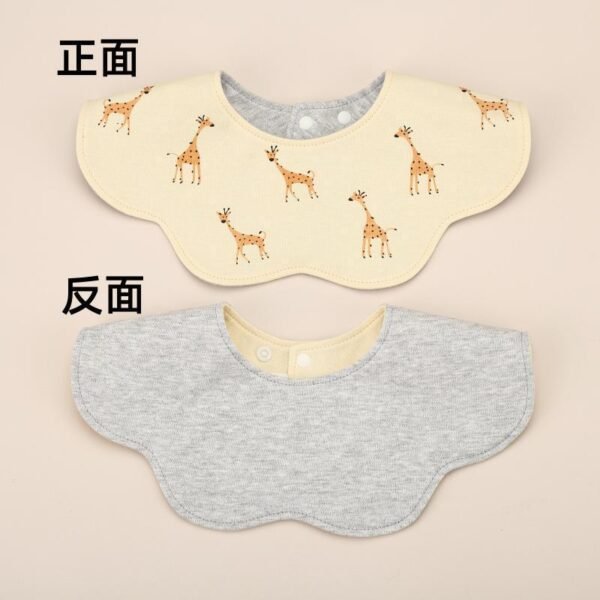 Drool Towel Double-sided Wear(Gray)