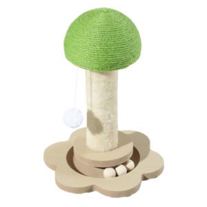 GPTC-12005 Mushroom Sisal Ball Cat Toy Scratching Post