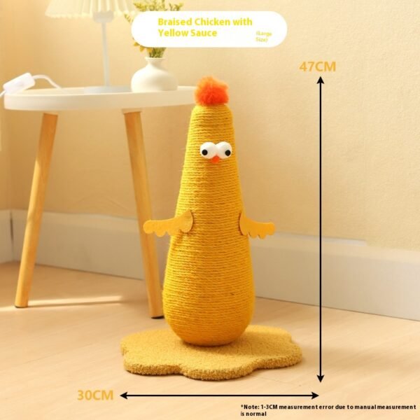 O1CN01ZZZX2Y24O5tJ7ZFI2_2206517857380-0-cib-f.jpg GPLT-94100 Vertical Cat Scratching Post(Yellow)