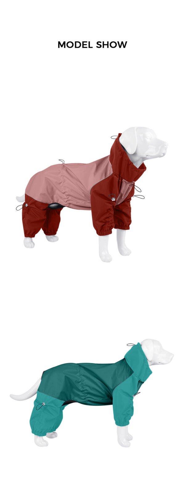 Outdoor Waterproof Dog Four-legged Clothes