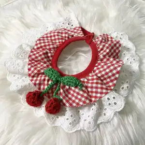 Red Lace Pet Snood(CHERRY)