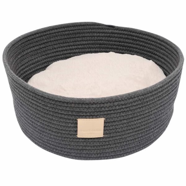 GPBD-19052 Rope Basket Pet Bed (Slate Grey)