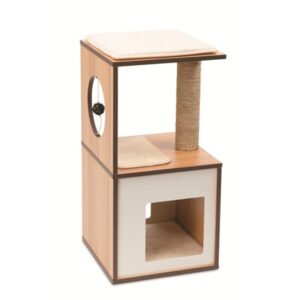 GPBD-19025 Walnut Small Cat Condo