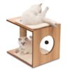 hagen-vesper-v-stool-walnut3.jpg GPBD-19023 Walnut Cat Post