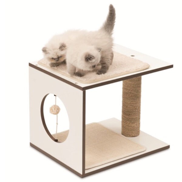 hagen-vesper-v-stool-white1.jpg GPBD-19021 White Cat Post