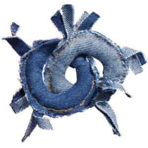 Denim Rings Cat Toy