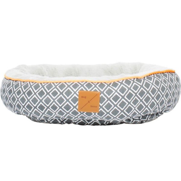 mog-and-bone-reversible-cat-bed-grey-ikat.jpg GPBD-19011 Four Seasons Reversible Cat Bed - Grey Ikat
