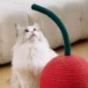 Cherry Cat Scratching Ball