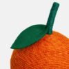 Tangerine Cat Scratching Ball