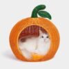 vetreska-tangerine-rattan-bed-for-cats-dogs-cat.jpg GPBD-19047 Tangerine Rattan Bed For Cats & Dogs