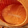 vetreska-tangerine-rattan-bed-for-cats-dogs-lifestyle-closeup.jpg GPBD-19047 Tangerine Rattan Bed For Cats & Dogs