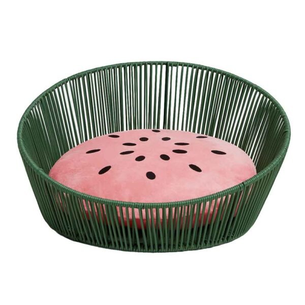 GPBD-19045 Watermelon Rattan Bed For Cats & Dogs